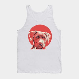 Illustration Pitbull Tank Top